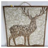 Laser cut deer stag wall art