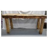 Upcycled pallet wood potter