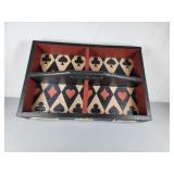 Heavy Wood Divided Tray Carrier 24" x 16"