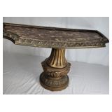 Repurposed hall/entry table