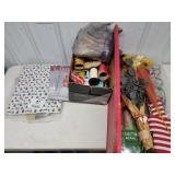 Tissue paper, shirt boxes, ribbon,& seasonal picks