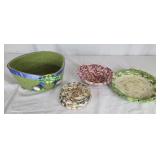 Fabric wrapped bowls & coasters