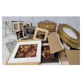 Picture frames, large assort of Sm design frames.
