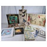 Decoupage wall art & bed tray