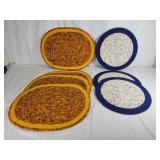 Hand wrapped placemats by Lisa