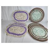 Hand wrapped placemats by Lisa