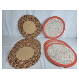 Hand wrapped placemats