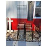 4 matching metal racks & 1 Wire Divider 72"x24