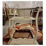 Oak Painted Square Lamp Table Needs 1 leg repaired