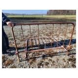 Painted Pink Iron Bed Frame Full Size