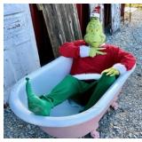 Heavy OLD Cast Iron 55" Bath Tub 55x30