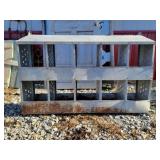 Galvanized 10 hole Hen Nest 50" w x 31" H