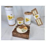 Bees wax candle assortment