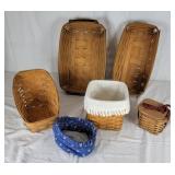 5 Longaberger baskets