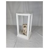 White tea light lantern centerpieces - 3 total