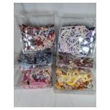 Fabric strips, Multi-season strips separated & cut