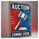 We are CURRENTLY working on MORE AUCTIONS