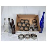 Metal trim & bottles