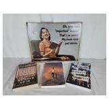 Books & book club sign