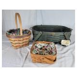 Peterboro & Longaberger baskets