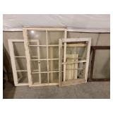 OLD Wood Windows Panes: 6, 8, 9