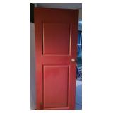 Two Panel  Red 79" x 32"