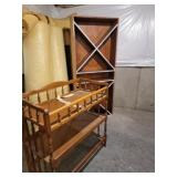 Divided Wood Cabinet / Baby Changing Table