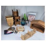 Seasonal Solar Lantern, Wood Sleighs, Coat Rack