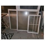 TWO LG Single Pane & ONE 4 Pane Window