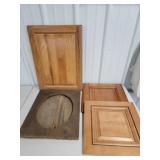 Cabinet doors good art projects & barnwood frame