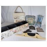 Welcome sign, rabbit sign, fun sayings signs MORE