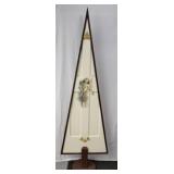 Recycled door Christmas tree