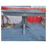Rustic Barn Beams Repurposed to Table