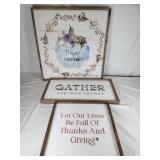 Fall themed farmhouse wall art