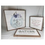 Fall themed farmhouse wall art