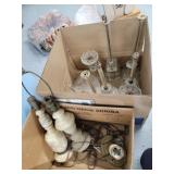 Quartz, Crystal, & brass lamps for projects