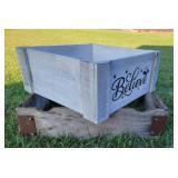 Two Christmas Tree Boxes- Believe & Crank Shaft