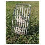 Metal Folding Magazine Rack - 34" T