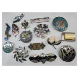 15 items Jeronimo Fuentes Peacock Alpaca Silver