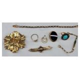 Gold Filled Jewelry Pins / Bracelet / Misc.