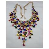 Natasha Couture Statement Necklace Multi-Color