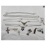 Sterling Necklaces Some broken 36.55 GRAMS