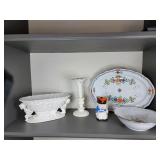 Floral Platter, Lefton, Cherubs on Bowls MORE