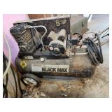 Sanborn Black Max Air Compressor 5 hp untested
