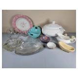 Misc Asst Glassware-Soup Tureen, Bowls MORE