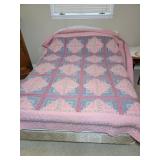 King Quilt Pinks, Blues, Maroon NICE