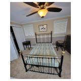 NICE Iron Brass Bed Full/Queen Brass Knobs