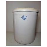 #8 Crown Crock Brown inside 17' H x 14' D