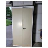 Two Door Metal Cabinet with keys