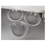 Pyrex Pie Plates 8.5" and 9.5"